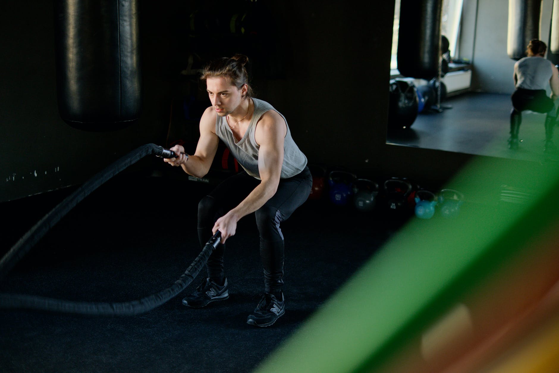 Photo of Battle ropes exercise to gain weight loss
